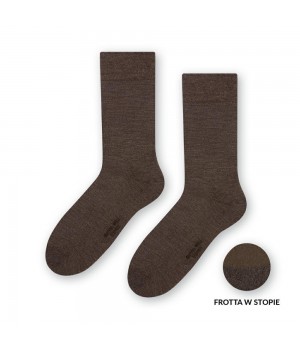 Носки полумахровые STEVEN 130 из шерсти меланж/коричневый 44/46 Носки полумахровые STEVEN 130 из шерсти меланж/коричневый 44/46