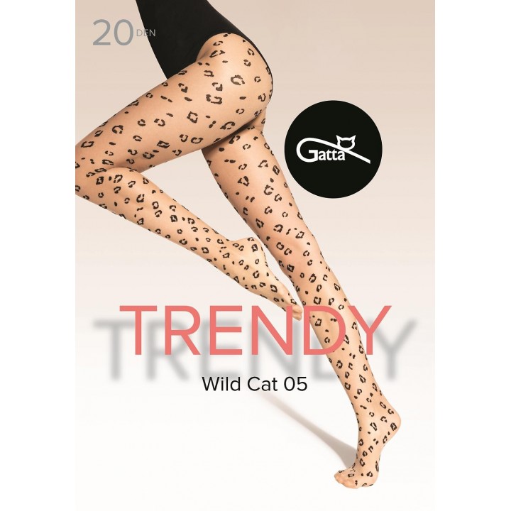 RAJSTOPY GATTA WILD CAT WZ 05 NERO/NERO /3