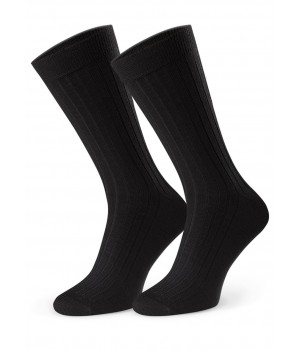 Вовняні шкарпетки STEVEN 130 без тиску, чорні, 41/43