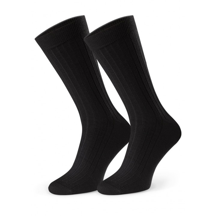 Вовняні шкарпетки STEVEN 130 без тиску, чорні, 41/43