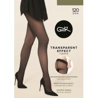 RAJSTOPY GATTA TRANSPARENT EFFECT 120 NERO/NUDE /S