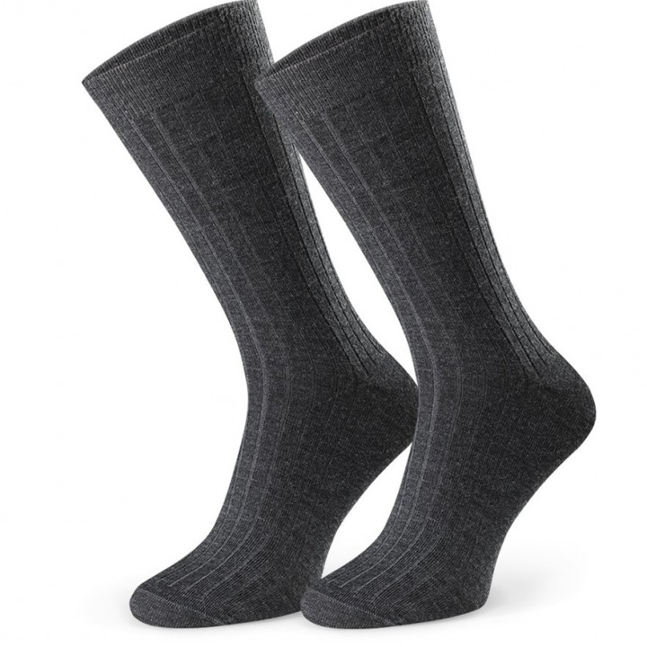 Вовняні шкарпетки STEVEN 130 без тиску, графітові, 41/43
