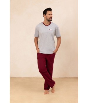 PIŻAMA REGINA MĘSKA 498 J MEL /L