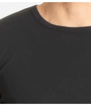 Футболка ATLANTIC 2BMV-049 черная /дл