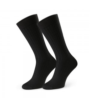 Вовняні шкарпетки STEVEN 130 без тиску, чорні, 44/46