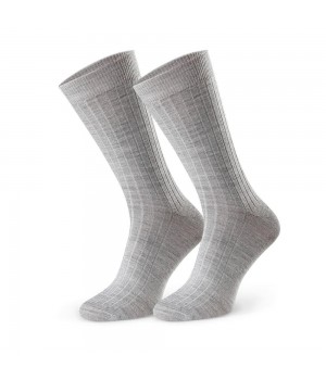 Вовняні шкарпетки STEVEN 130 без тиску, сірі, MEL J, 41/43