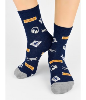 ШКАРПЕТКИ NOVITI SB001-B-04 ВІЗЕРУНОК 35-38