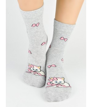 ШКАРПЕТКИ NOVITI SB001-G-04 ВІЗЕРУНОК 23-26