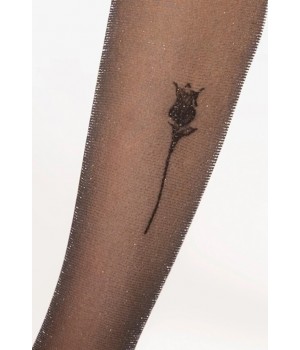 Колготки GATTA SILVER для вечірки, 18 колір чорний/срібний /4