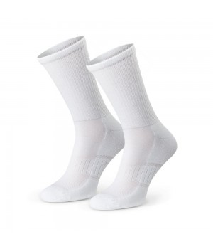 СПОРТИВНЫЕ НОСКИ STEVEN 047 ГЛАДКИЕ БЕЛЫЕ 41-43