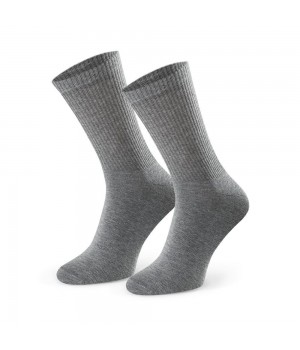 Носки спортивные STEVEN 057 гладкие серые/мелированные 41-43