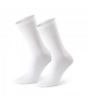 СПОРТИВНЫЕ НОСКИ STEVEN 057 ГЛАДКИЕ БЕЛЫЕ 41-43