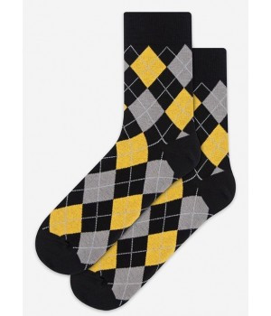 Носки мужские WOLA PERFECT MAN CASUAL WZ154 черные 45/47