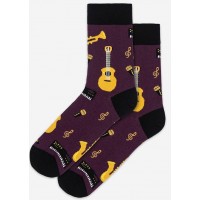 Носки WOLA PERFECT MAN CASUAL WZ144 RED PLUM 45/47