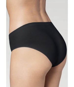 FIGI GATTA SEAMLESS COTTON BIKINI BLACK /XL