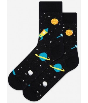 SKARPETY WOLA PERFECT MAN CASUAL WZ145 BALCK 42/44