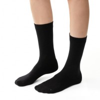 ЖІНОЧІ ШКАРПЕТКИ STEVEN 130 З НАПІВМАХРОВОГО ПОКРИТТЯ, ЧОРНІ, 35-37