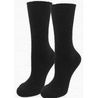 Чоловічі м'які вовняні шкарпетки MARILYN, чорні, 42/46