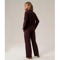 Пижама ATLANTIC NLP-503 JZ25 винного цвета /L