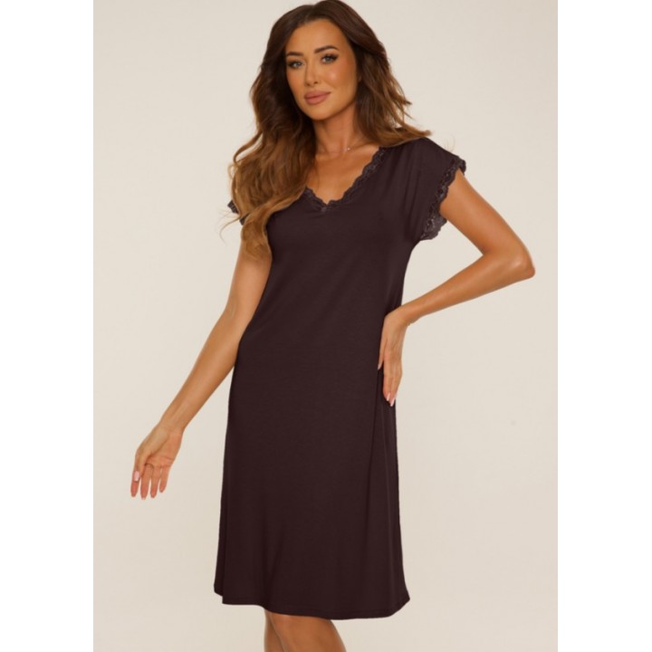 DE LAFENSE СОРОЧКА 816 HAJEL CHOCOLATE /M