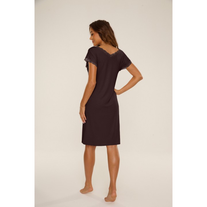 СОРОЧКА DE LAFENSE 816 ШОКОЛАДНИЙ ЛІХОВИЙ /3XL