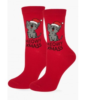 ЖІНОЧІ ШКАРПЕТКИ MARILYN "MEOWY CHRISTMASS" 36/40