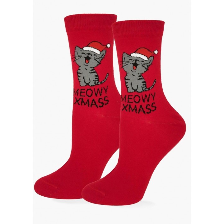 ЖІНОЧІ ШКАРПЕТКИ MARILYN "MEOWY CHRISTMASS" 36/40