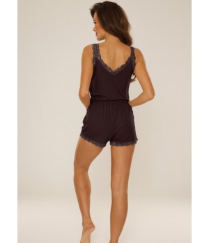 PIŻAMA DE LAFENSE 770 HAZEL CZEKOLADA /M