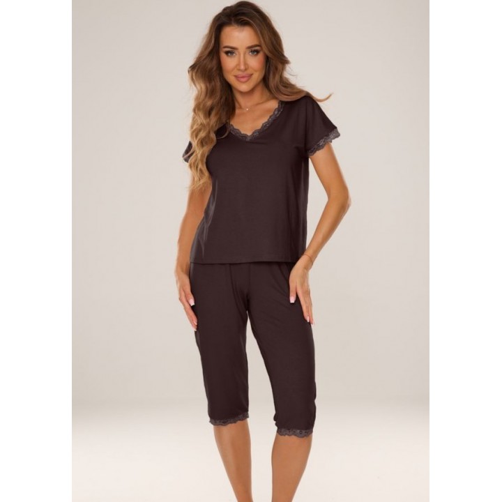ПІЖАМА DE LAFENSE 880 HAZEL CHOCOLATE /XL