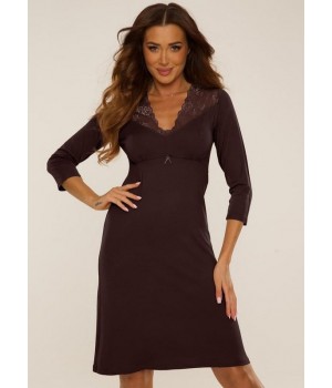 СОРОЧКА DE LAFENSE 810 LILIAN CHOCOLATE /XL