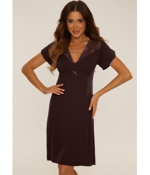 СОРОЧКА DE LAFENSE 754 LILIAN CHOCOLATE /4XL