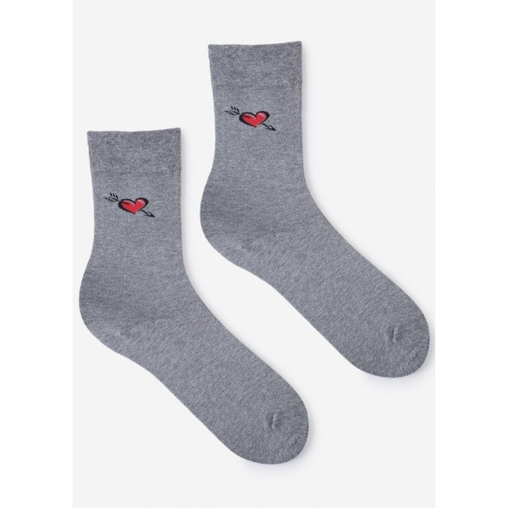 Носки Marylyn Men Love Me Tender серые, размер 40/45