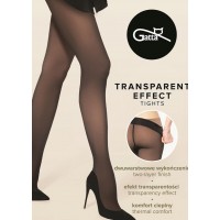 КОЛГОТКИ З ПРОЗОРИМ ЕФЕКТОМ GATTA 50 ШОКОЛАДНИЙ/ТІЛИЙ /M