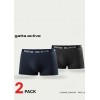 Спортивные боксерские шорты GATTA 2PP, цвет серый/D, темно-синий/L