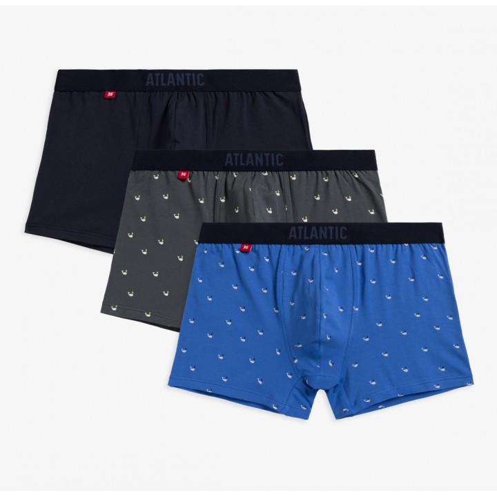 Труси шорти чоловічі боксери Atlantic 3MH-187 W24