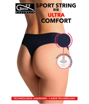 Стрінги жіночі труси GATTA SPORT STRING RIB ULTRA COMFORT