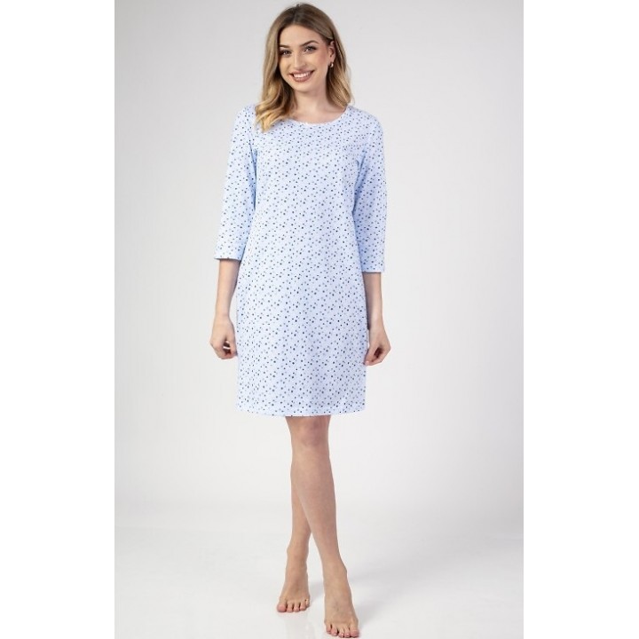 KOSZULA REGINA 143 NIEBIESKI /M