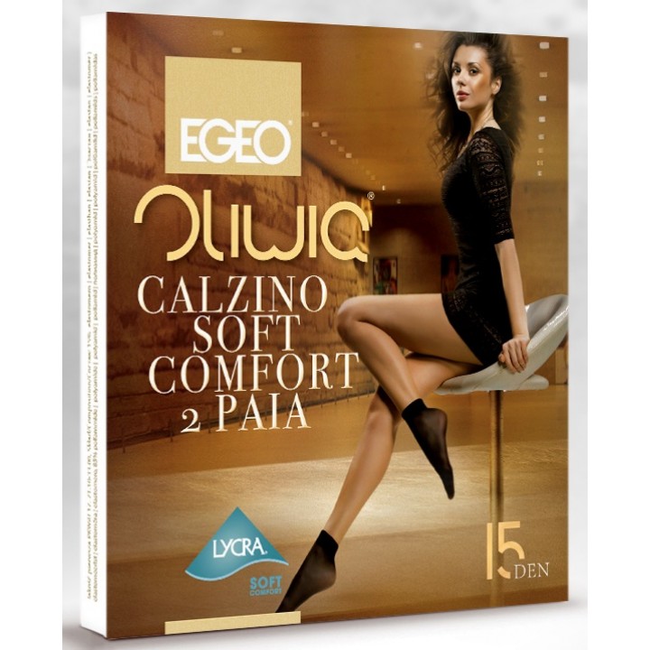 SKARPETY EGEO OLIWIA 15 uniwersalny pomarańczowy