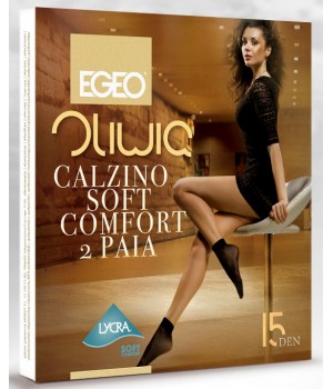 SKARPETY EGEO OLIWIA 15 uniwersalny pomarańczowy