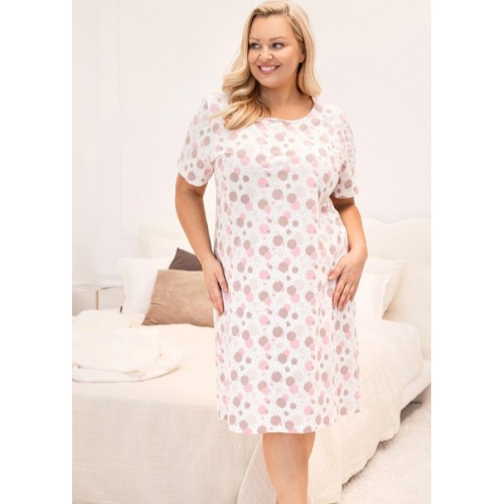 KOSZULA REGINA 173 RÓŻ /4XL