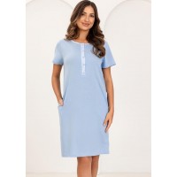 KOSZULA REGINA 177 NIEBIESKI /L