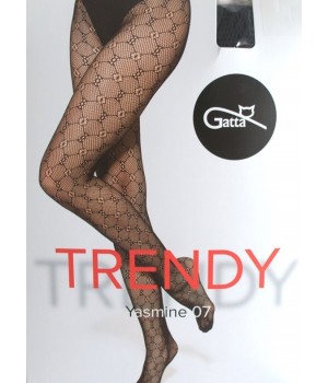 Колготки GATTA YASMINE WZ 07 NERO 3/4