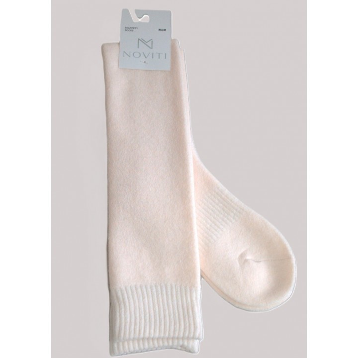 Носки высокие NOVITI SF033-W-03 TERRY, персиковый цвет, размеры 36-41