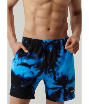 Плавальні труси Atlantic Swim KMB-227 WL25 Синій/Чорний/XXL