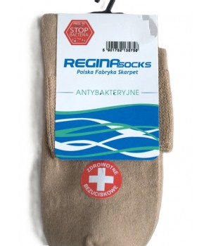 Носки REGINASOCKS BU PK SILTEX 9359 бежевые, размеры 35-38