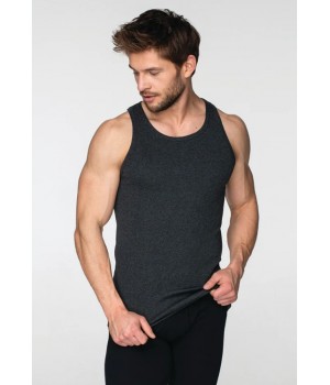 Футболка KEY MVS-012 XXL меланж - темно-сіра