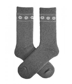Мужские махровые носки Marylyn Angora D30 серые