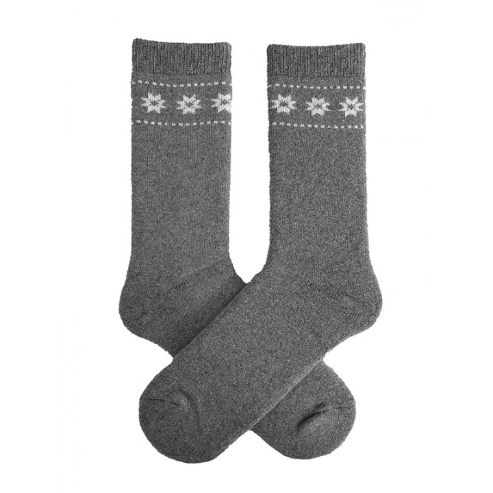 Мужские махровые носки Marylyn Angora D30 серые