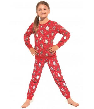 Піжама CORNETTE DZ 033/163 Гноми 3 134-140 червона