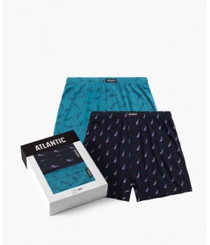 БОКСЕРСЬКІ ШОРТИ ATLANTIC 2MBH-002 JZ24 GRA/ZIE /S